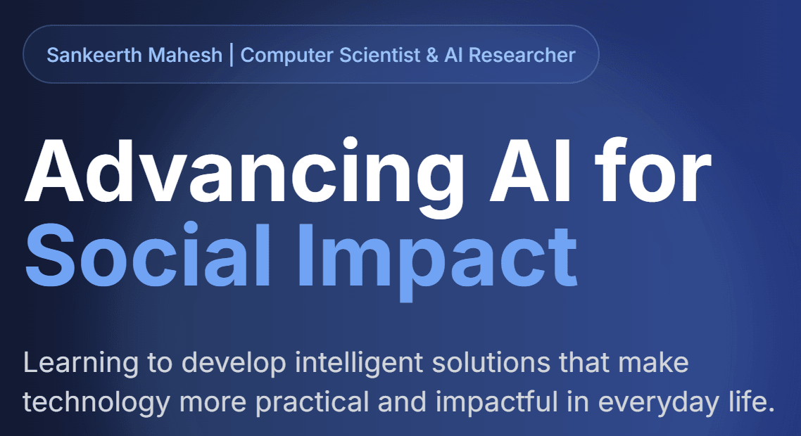 AI-Assisted Portfolio Website project thumbnail